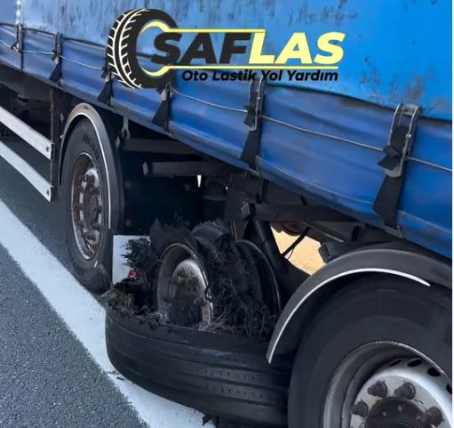 Kuzey Marmara Otoyolu’nda Uluslararası Taşımacılık Tırına Acil Mobil Lastik Değişimi | Vaka Analizi
